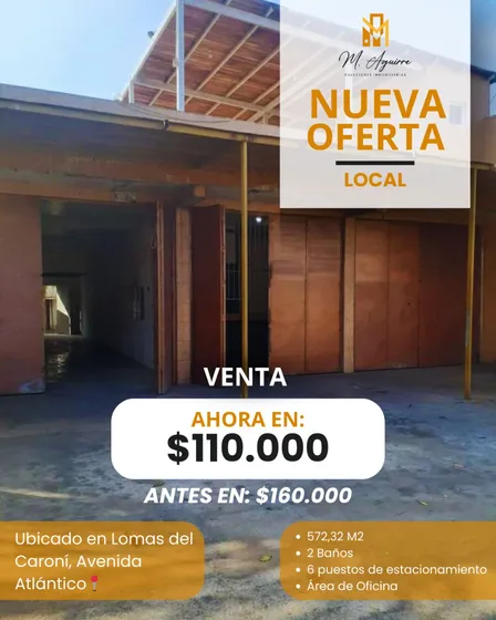 Local Comercial En Venta, Lomas Del Caroni, Puerto Ordaz (ka)