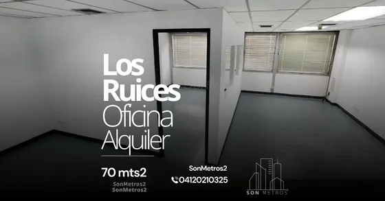 Oficina Alquiler Los Ruices 70 Mts2 Sonmetros2
