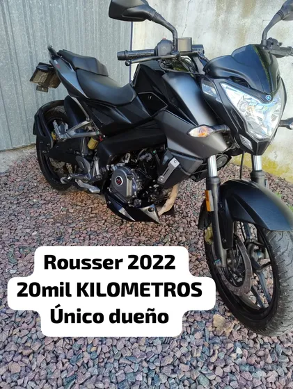 Rousser Ns 2022 Negra Original De Fabrica, Único Dueño.