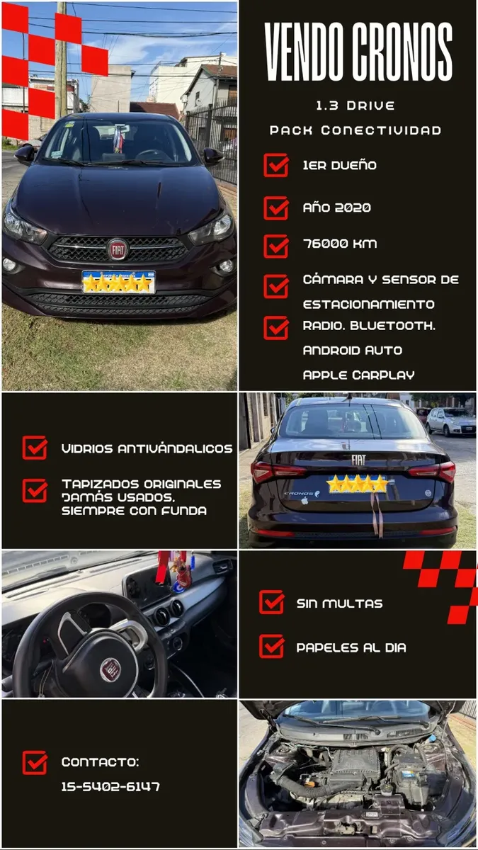 Fiat Cronos 1.3 Gse Drive Pack Conectividad