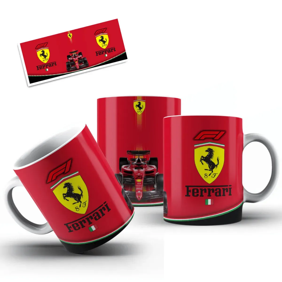 Caneca Ferrari F1 Cerâmica