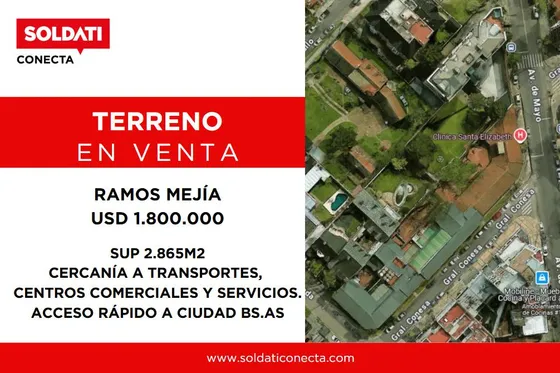 Terreno En Venta - Ramos Mejia