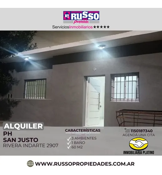 Alquiler Ph 3 Ambientes San Justo