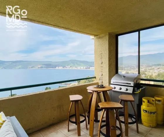 Departamento Papudo Vistamar 3d/2b