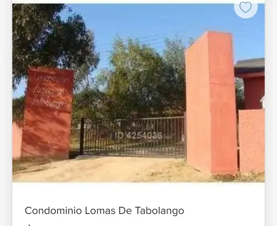 Se Vende Parcela Ubicada En Condominio Lomas De Tabolango