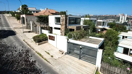 Casa Mediterránea Con Vista Al Mar En Reñaca 3d 3b 2e