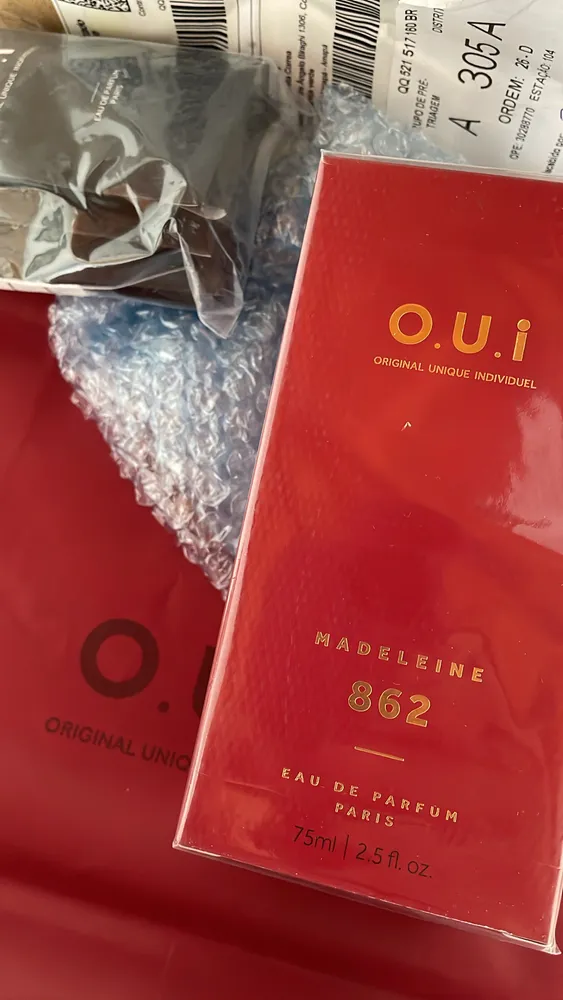 O.U.I Paris Madeleine 862 Eua de Parfum 75ml Feminino - Imagem 3
