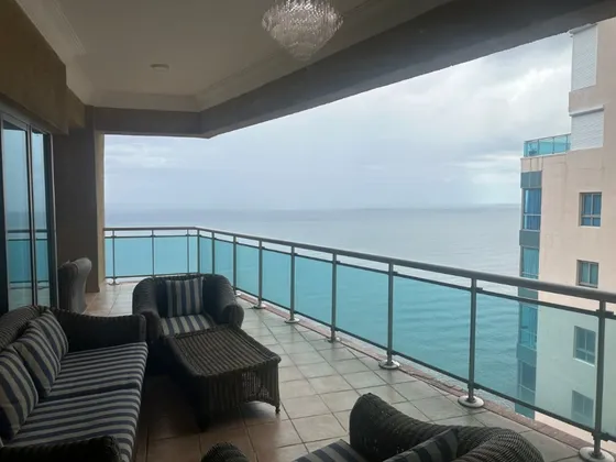 Apartamento Amueblado De 3 Habitaciones Con Vista Al Mar Av George Washington Malecon