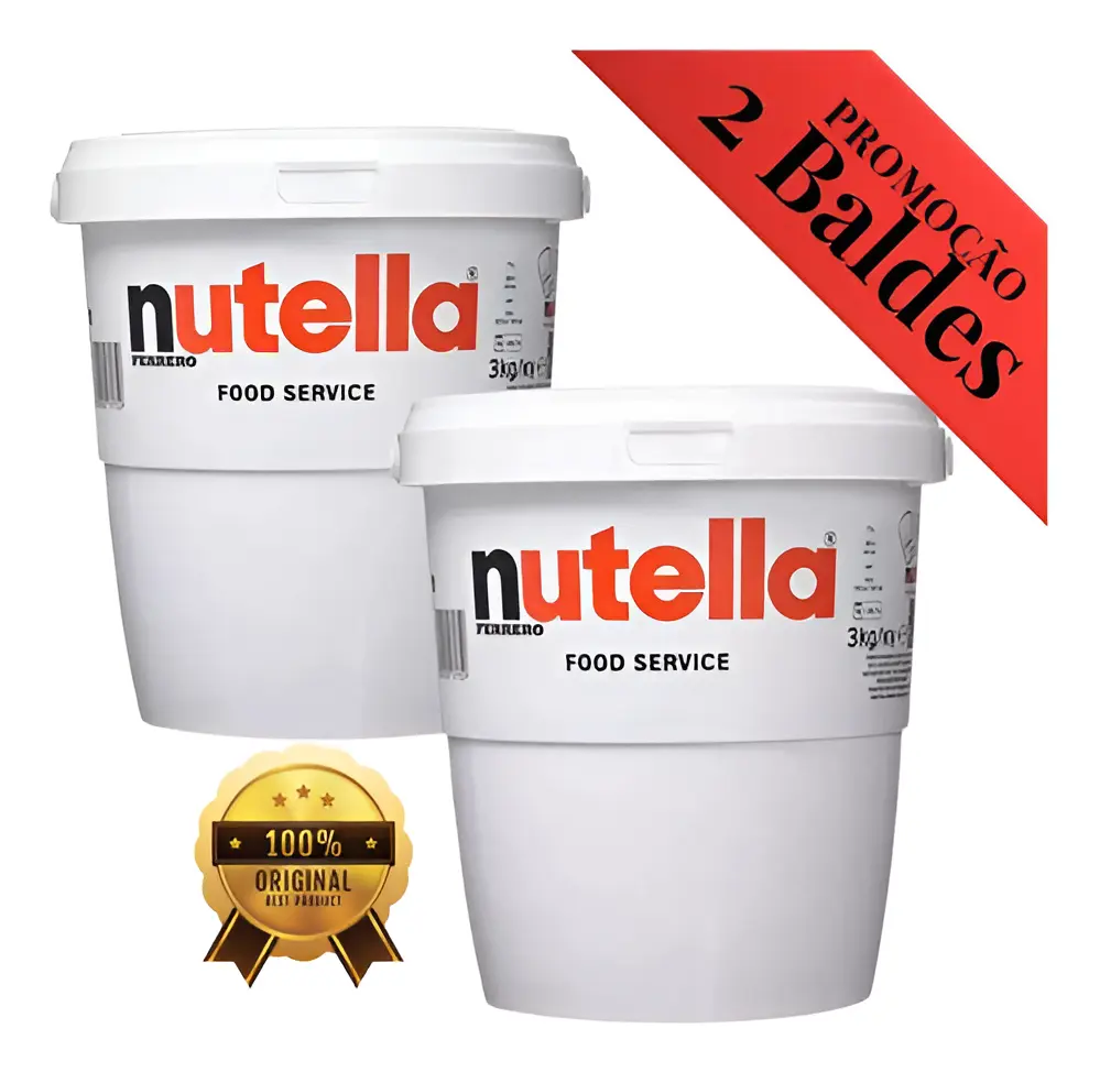 Kit 2 Nutella De 3kg - Creme De Avelã