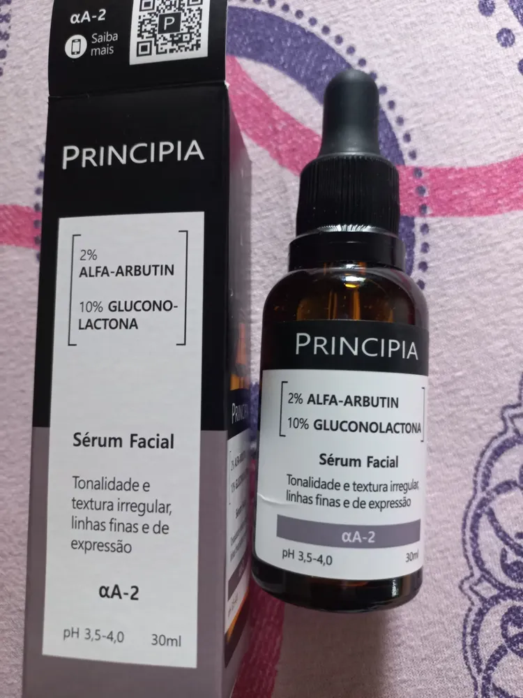 Sérum Principia 2% Alfa-arbutin + 10% gluconolactona