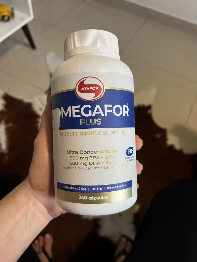 Suplemento Alimentar Omegafor Plus EPA e DHA 240 Cápsulas Vitafor - Imagem 2
