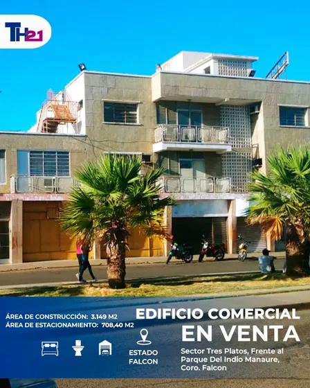 Edificio Comercial  Sector Tres Platos, Frente Al Parque  Del Indio Manaure, Coro. Falcon