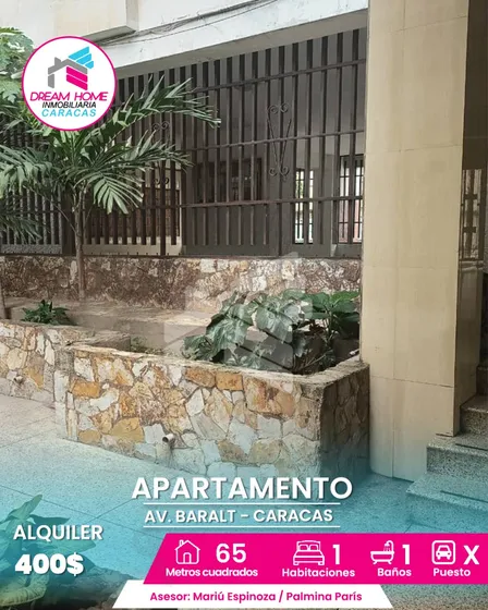  En Alquiler Apartamento En La Av. Baralt Res. Bucare