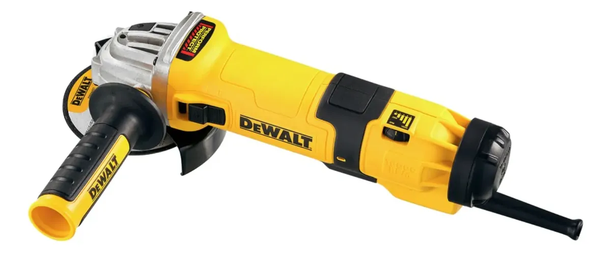 AMOLADORA ANGULAR DEWALT DWE4336-B2 4336 DE 50 HZ COLOR AMARILLO 1.5 KW 220 V + ACCESORIOS - FOTO 2