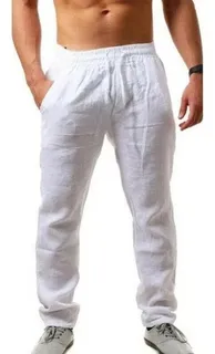 Pantalón blanco de hombre hotsell