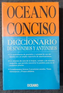 Diccionario Oceano Sinonimos Antonimos | MercadoLibre 📦
