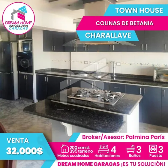 Townhouse En Venta Colinas De Betania - Charallave