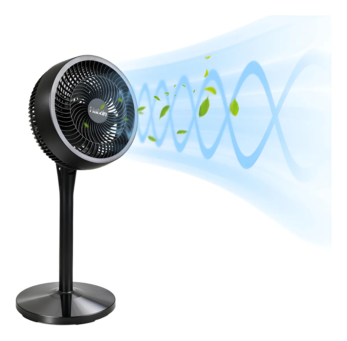 Ventilador circulador de ar, três velocidades ajustáveis, baixo ruído, 60Hz, três ajustes de altura