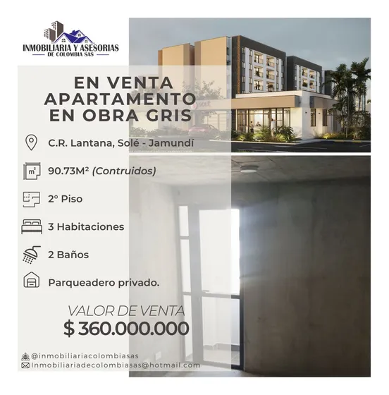 Apartamento En Venta - Conjunto Residencial Solé, Jamundi