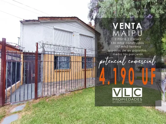 Dos Pisos Dos Casas Amplio Patio Potencial Comercial