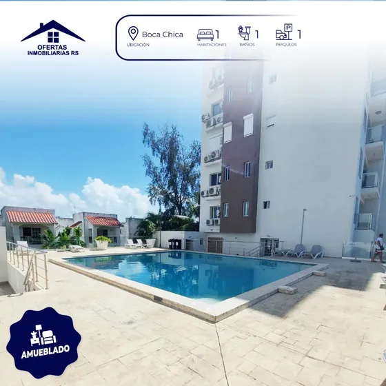 Venta Apartamento Amueblado, Turístico En Boca Chica