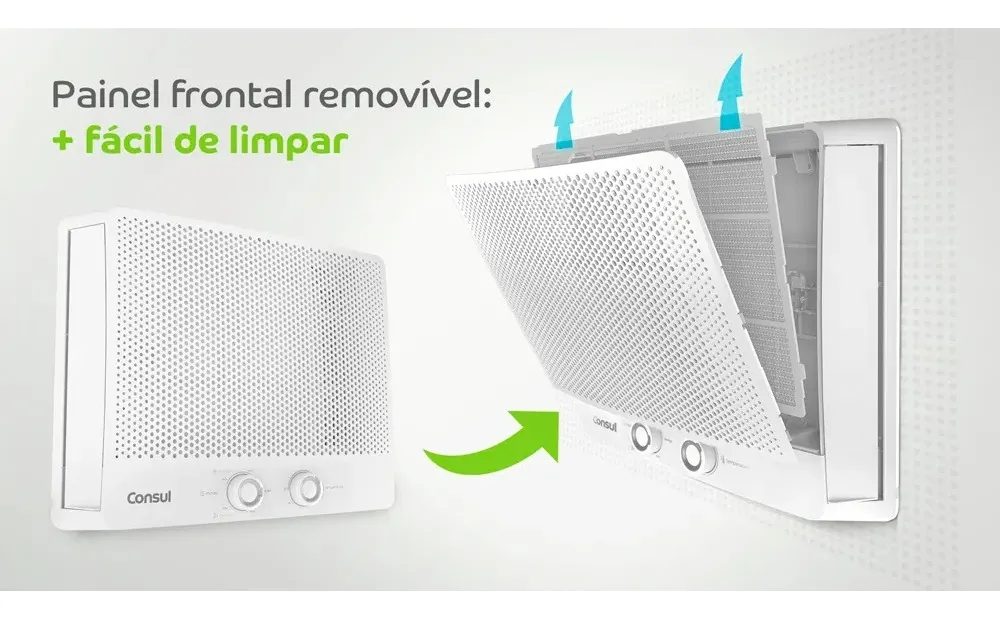  Ar condicionado janela 7500 BTUs Consul frio com design moderno  220V  - Imagem 2