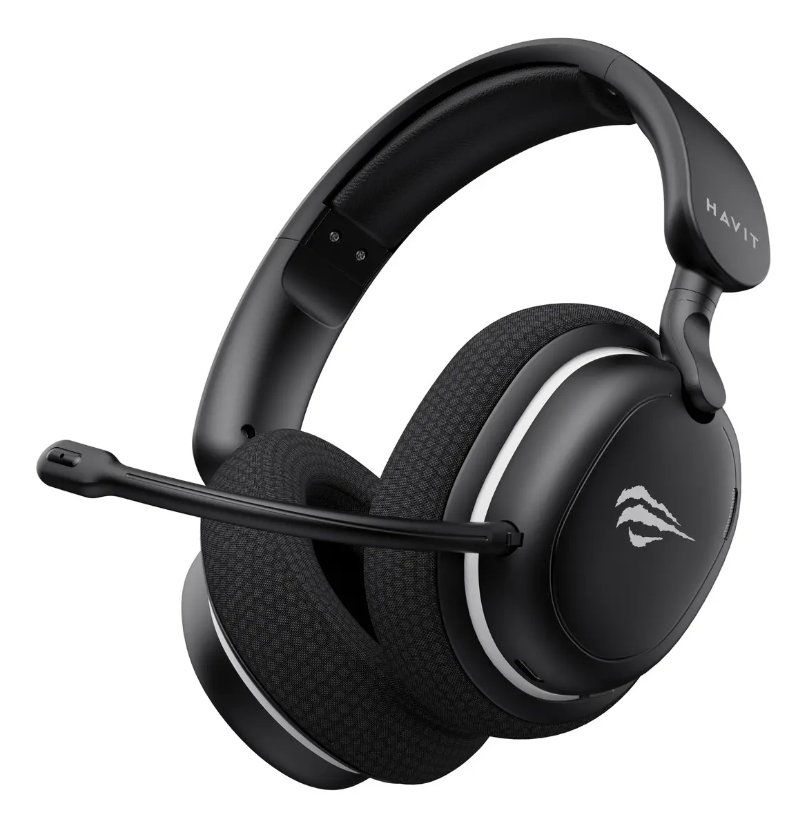 Headset Gamer Havit Fuxi H7se Sem Fio 2.4ghz/ Bluetooth Preto