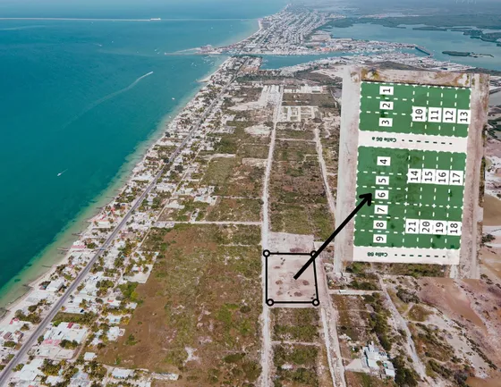 Terreno En Venta En La Playa En Chelem,merida,yucatan