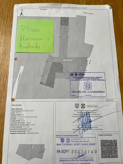 Bodega Como Predio En Venta, Calle Hidalgo, Colonia Santa Ursula Con Uso De Suelo (h /2 / 30)