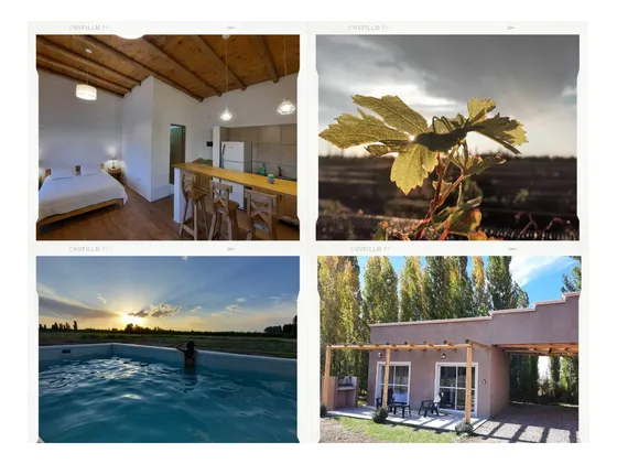 Cabaña Bonarda En Finca De 4 Hectáreas