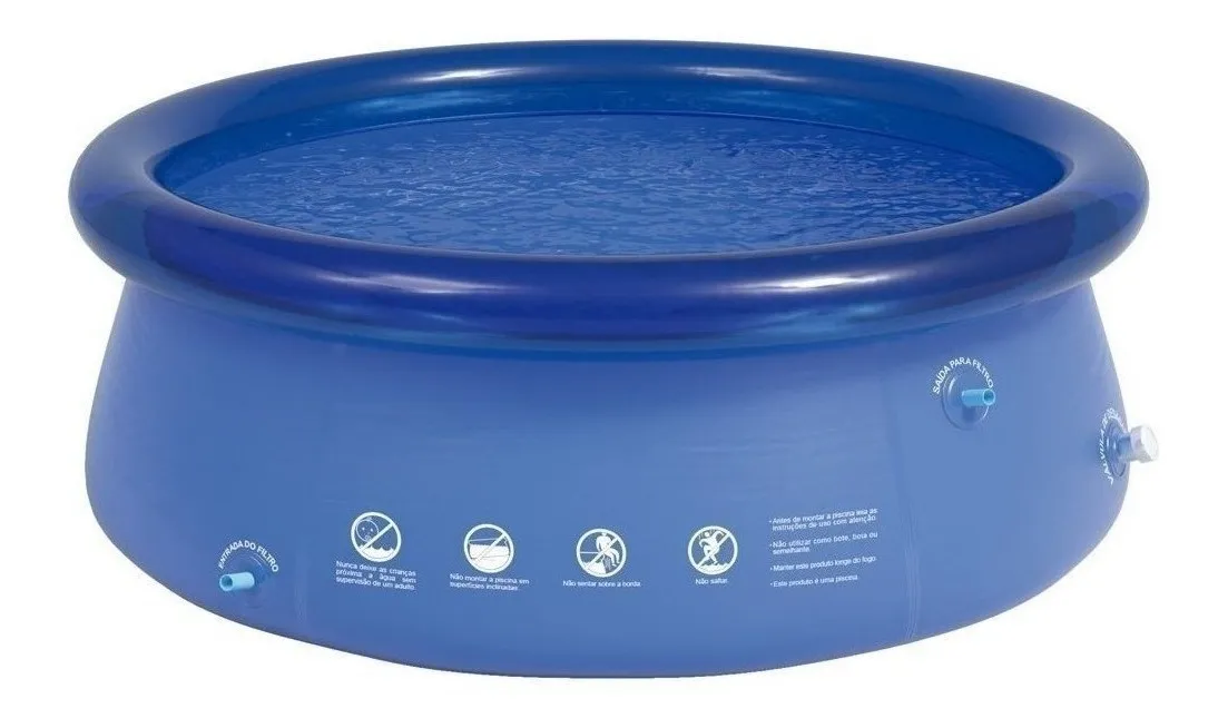 Piscina Inflável Fun Redonda 1400l Com Kit Reparo - Mor - Imagem 2