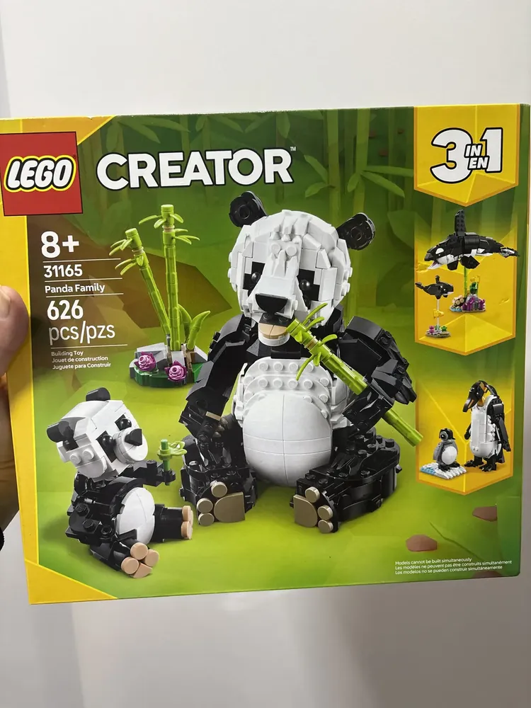 Brinquedo Blocos De Montar Creator 31165 Panda 3em1 Lego | Frete