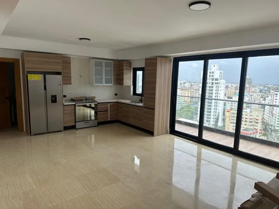 Se Alquila Apartamento Con Línea Blanca En Piso Alto Listo Para Estrenar En Naco Distrito Nacional Código: Pd222