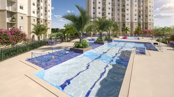 Excelênte Oportunidade De Morar Ou Investir No Centro De Sbc Em Condominio Clube Com Apartamentos De 1 E 2 Dormitórios Com Varanda E Vaga De Garagem