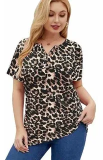 Blusas animal print para gorditas new arrivals