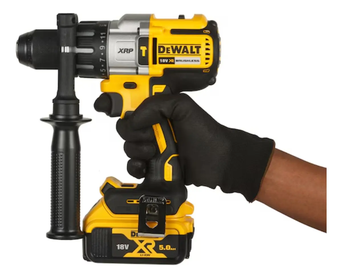 TALADRO PERCUTOR DEWALT INALAMBRICO 13MM 20V MALETIN 2 BAT COLOR AMARILLO - FOTO 5