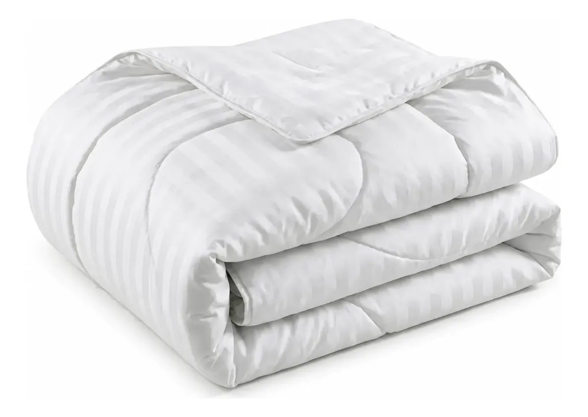 Edredom Casal Queen 400 Fios Dupla Face Grosso Hotel Oferta