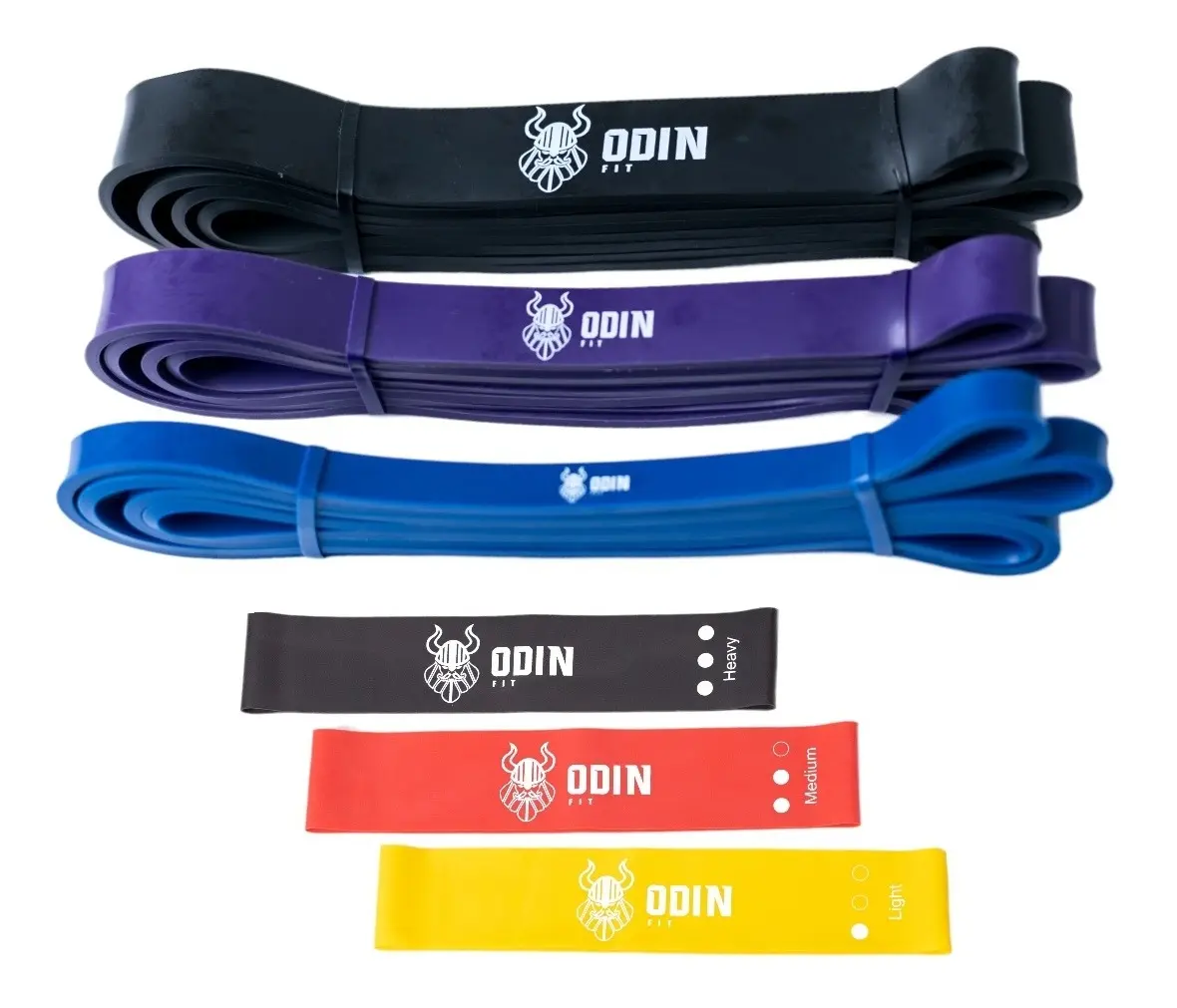 Kit Elástico Treino Super Band E Mini Band Extensor Odin Fit