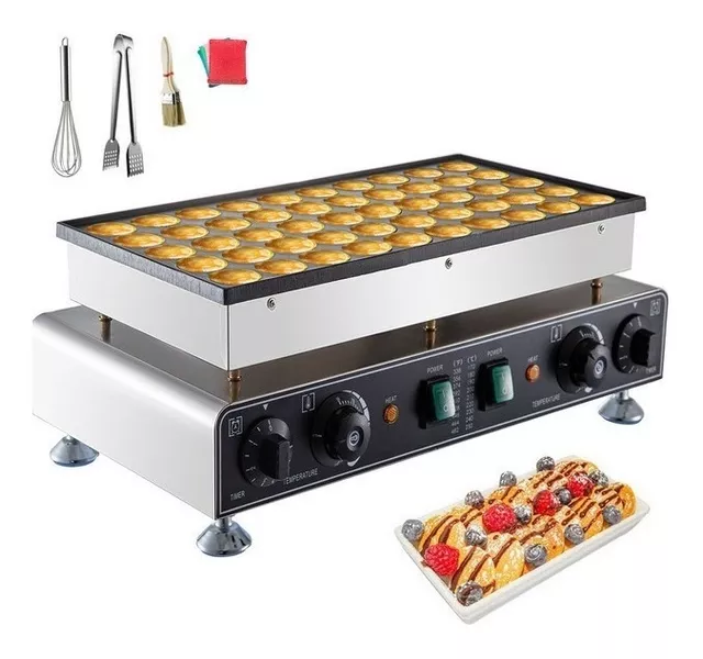 Vevor Maquina Waflera Waffles Gofres Industrial 10 Piezas