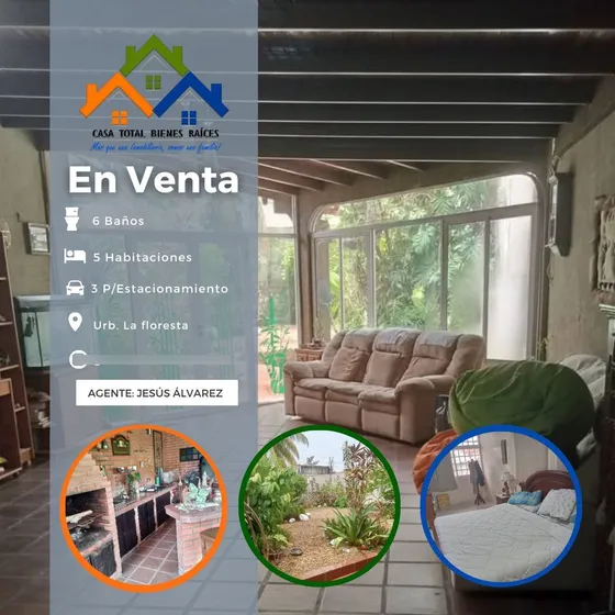 Se Vende Casa En La Urbanización La Floresta 