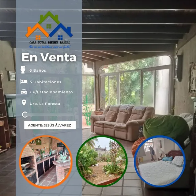 Se Vende Casa En La Urbanización La Floresta 