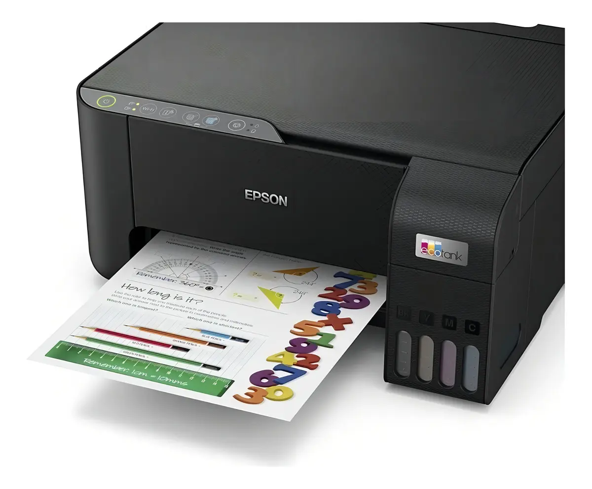 Impressora Multifuncional Cor Epson Ecotank L3250 Preto 127/220v