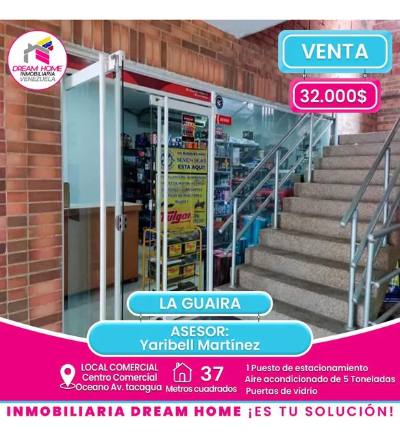 Local Comercial En Vente   Centro Comercial Oceano Av. Tacagua - La Guaira