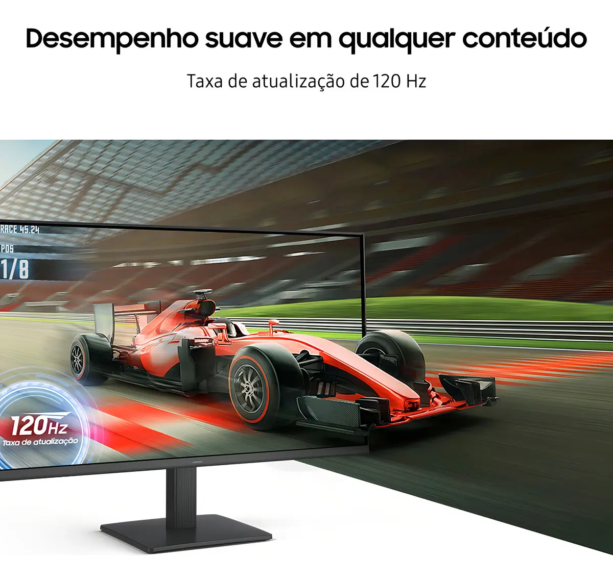 Monitor Gamer Samsung 27  Fhd,120 Hz, Hdmi, Preto, S3 127/220v