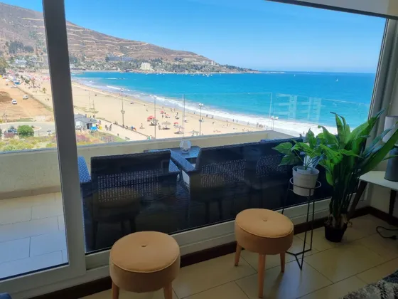 Arriendo La Mejor Vista Al Mar Y Laguna-3 Dormitorios 