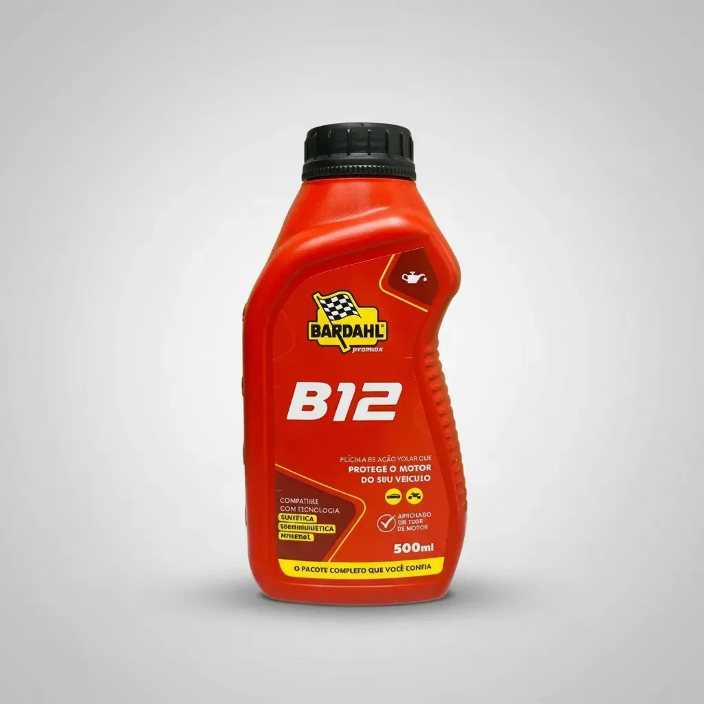 Aditivo Para Óleo De Motor Bardahl B12 500ml Vermelho - foto 6