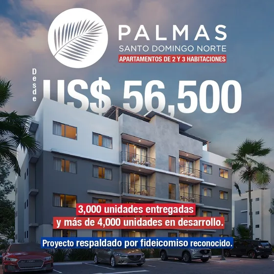 Invierte Hoy Y Reserva Con Solo Us$500 Tu Apartamento 2hab Listos 2027 Y Pagas El 20% En Comodas Cuotas C/casa Club, Piscina, Canchas Deportivas, Seguridad 24/7, Areas Verde, Infantil Y De Mascotas