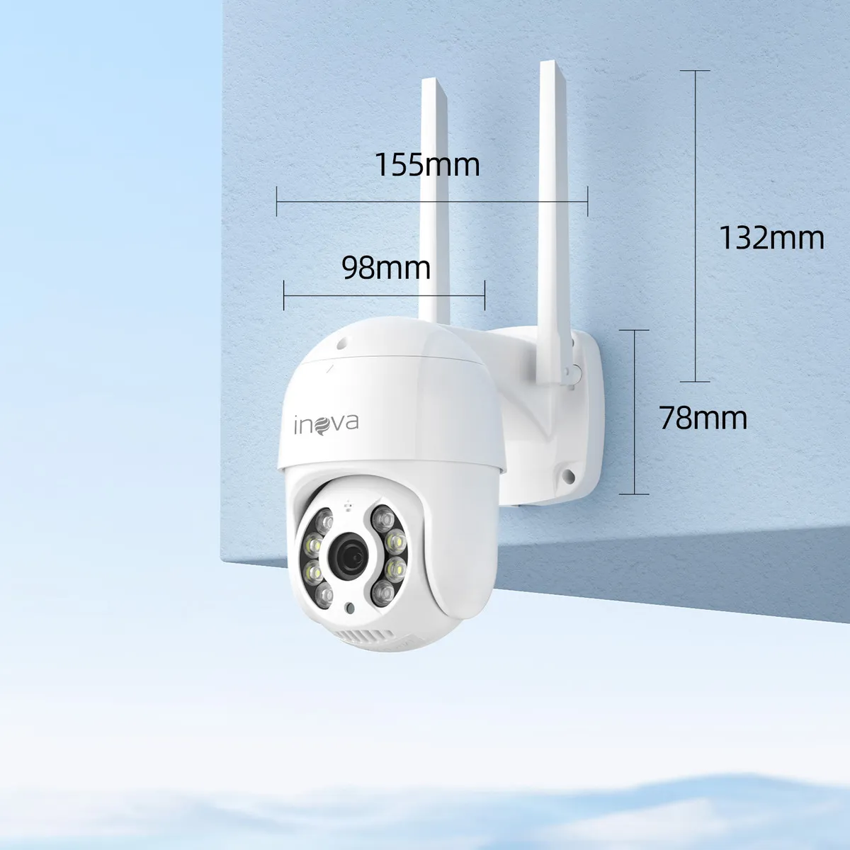 Câmera de Segurança IP Wi-Fi PTZ 360° Full HD Visão Noturna Colorida - Imagem 2