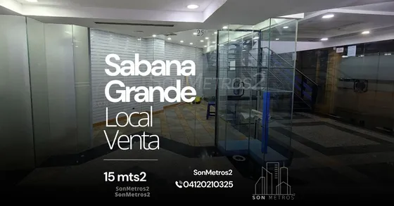 Local Venta Sabana Grande No Esta A Pie De Calle 15 Mts2 Sonmetros2