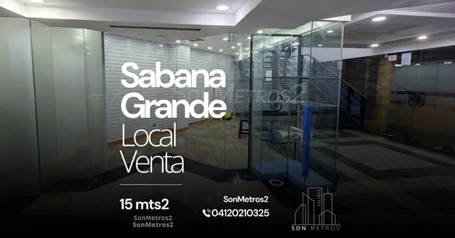 Local Venta Sabana Grande No Esta A Pie De Calle 15 Mts2 Sonmetros2